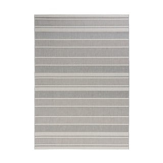 Šedý venkovní koberec NORTHRUGS Strap, 80 x 150 cm