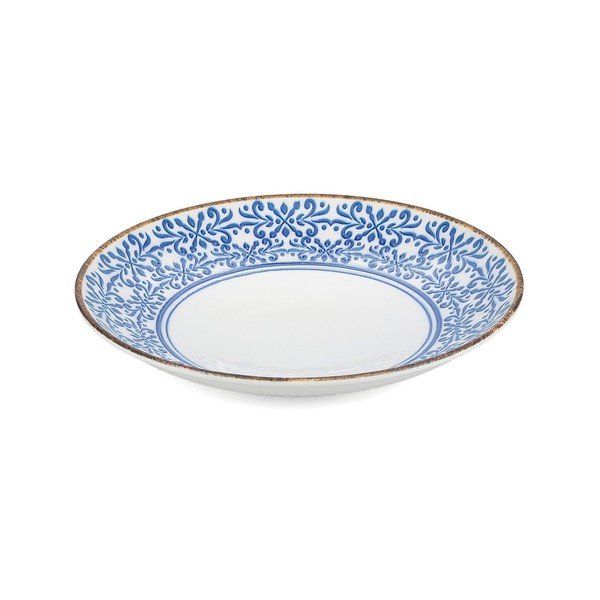 Bílá/modrá porcelánová mísa ø 25,5 cm Azul – BonBistro