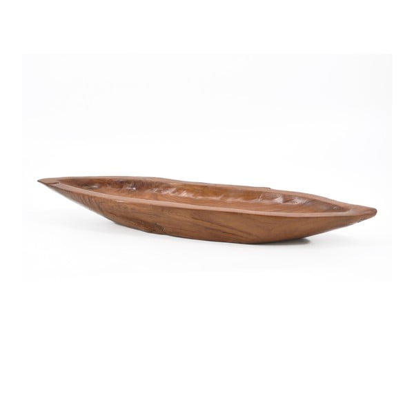 Podnos z teakového dřeva Moycor Boat, délka 50 cm