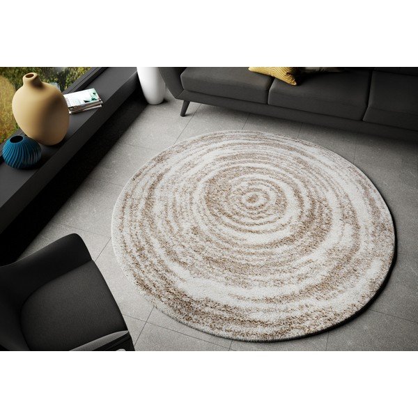 Béžový koberec Mint Rugs Essential Rian, ø 160 cm-image-1