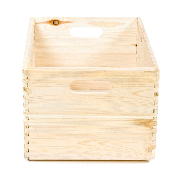 Úložný box z borovicového dřeva Compactor Custom, 40 x 30 x 23 cm-image-3