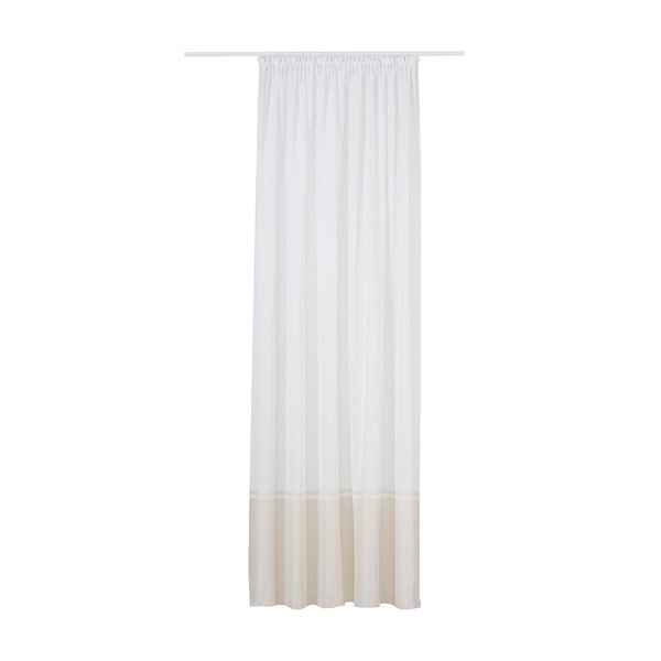 Béžovo-bílá záclona 300x260 cm Sanova – Mendola Fabrics-image-2