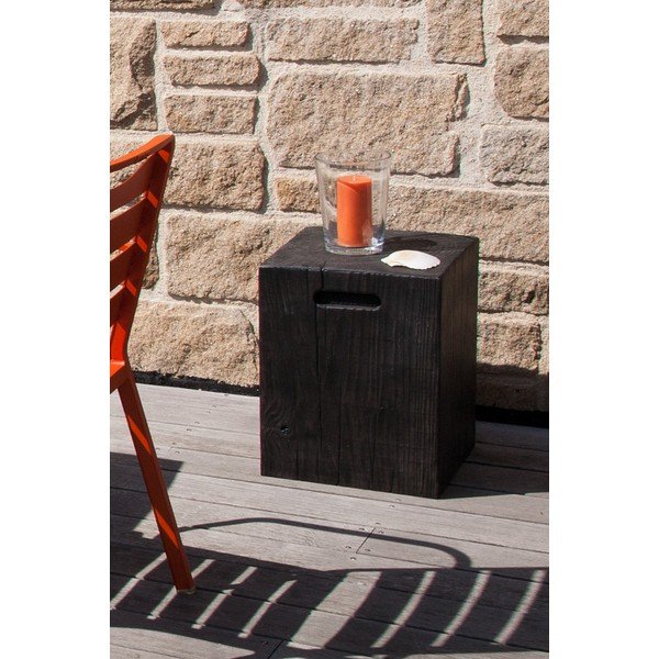 Šedý zahradní odkládací stolek Ezeis Ecotop, 35 x 35 cm-image-3