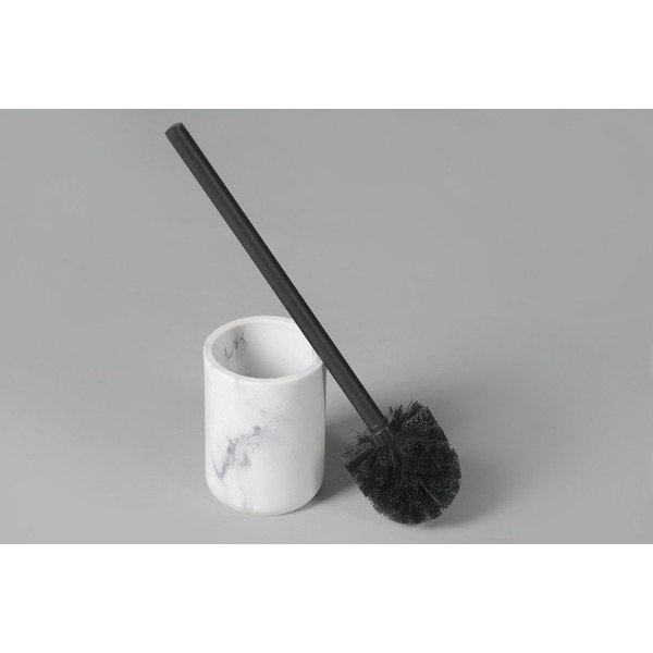 Černo-bílý WC kartáč Sapho Bianco-image-1