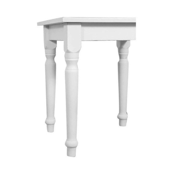 Dřevěný bílý stolek Biscottini Romanse-image-4