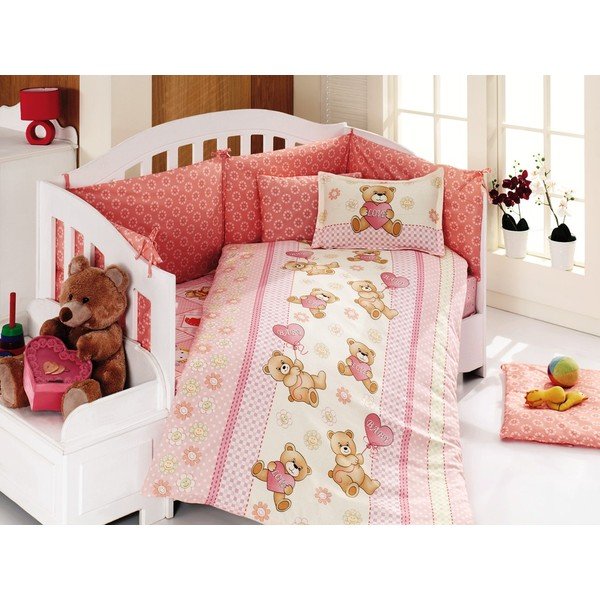 Set dětského povlečení a prostěradla Baby Bear, 100x150 cm