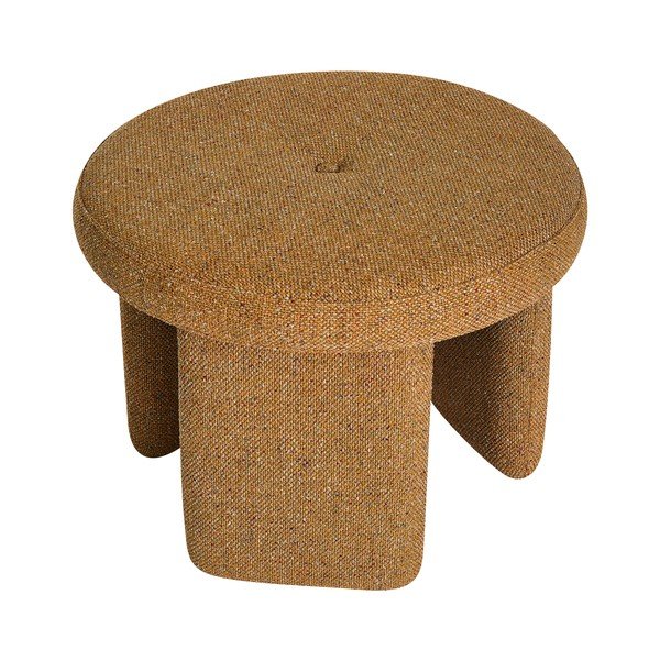 Taburet v hořčicové barvě Rocco – Hübsch-image-2