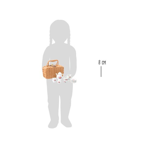 14dílný dětský porcelánový set s kufříkem Legler Coffee-image-2