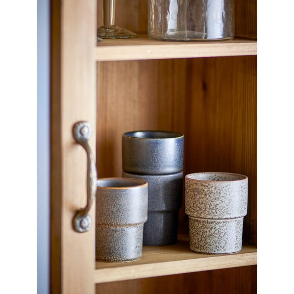 Hnědé šálky v sadě 4 ks na espresso z kameniny 150 ml Ewan – Bloomingville-image-2