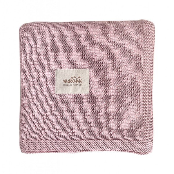 Růžová bambusová dětská deka 80x100 cm – Malomi Kids-image-2