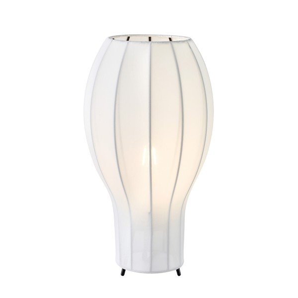 Bílá látková stolní lampa (výška 36,5 cm) Globo – Markslöjd