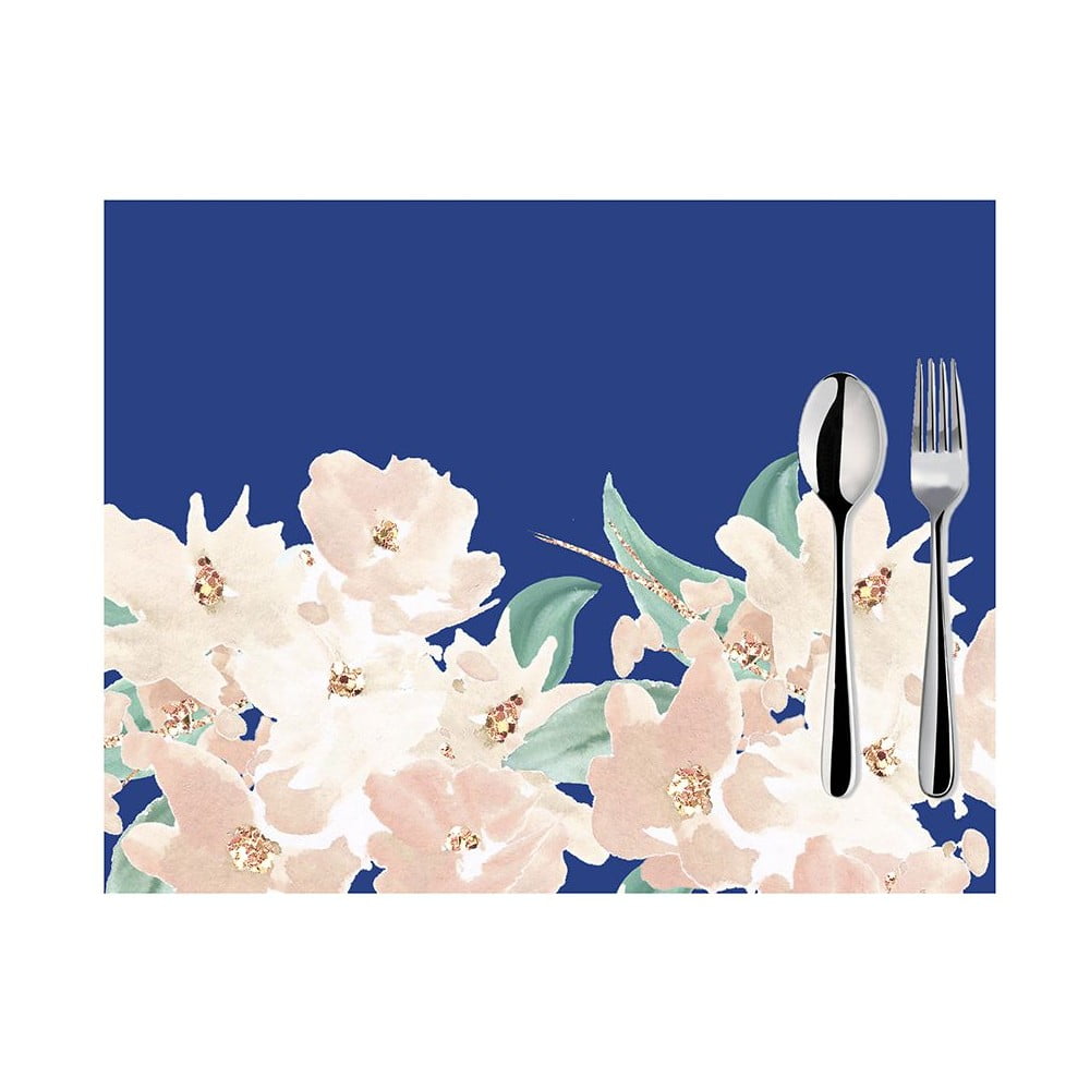Sada 2 modrých prostírání Mike & Co. NEW YORK Honey Blossom, 33 x 45 cm