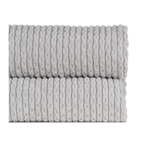 Světle šedý prošívaný přehoz 230x260 cm – Ixia