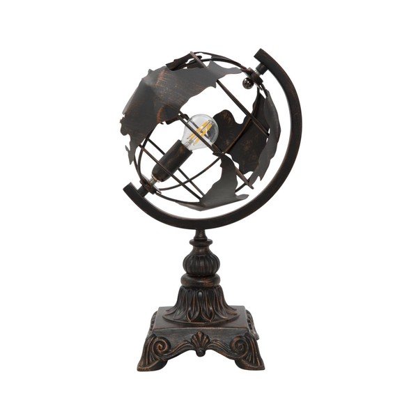 Černá stolní lampa s kovovým stínidlem (výška 40 cm) World Industry – Mauro Ferretti