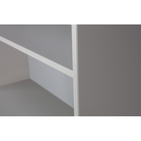 Světle šedá modulární knihovna z borovicového dřeva 78x200 cm Madu – WOOOD-image-1