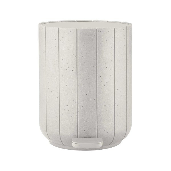 Krémový nášlapný odpadkový koš z polyresinu 3 l Kua – Blomus