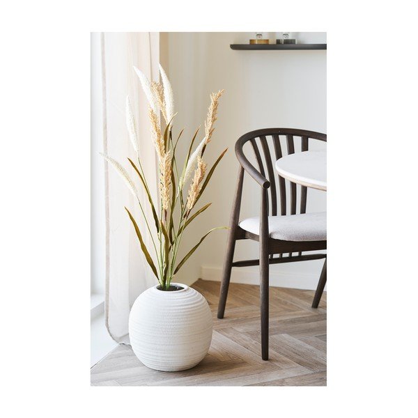 Tmavě hnědá jídelní židle s područkami z dubového dřeva Agustin – House Nordic-image-4