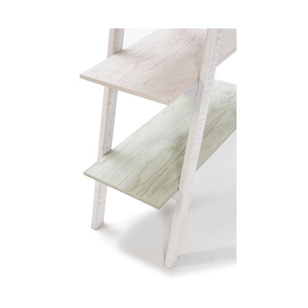 Bílá dětská knihovna s konstrukcí z borovicového dřeva Marckeric Perlé-image-4