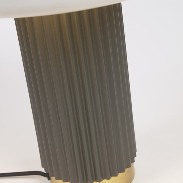 Bílo-zelená stolní lampa s kovovým stínidlem (výška 37,5 cm) Serenella – Kave Home-image-2