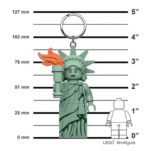 Zelená klíčenka se svítilnou Statue of Liberty – LEGO®-image-3