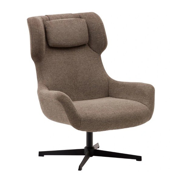 Hnědé křeslo Zalina – Kave Home