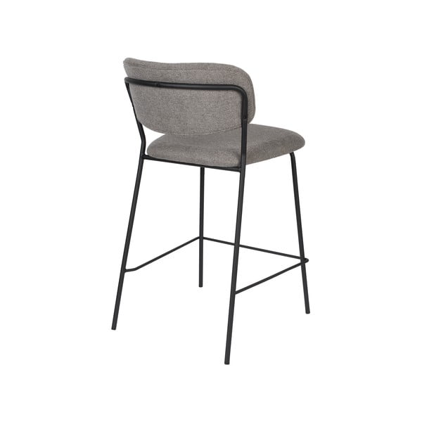 Šedé barové židle v sadě 2 ks 89 cm Jolien – White Label-image-4