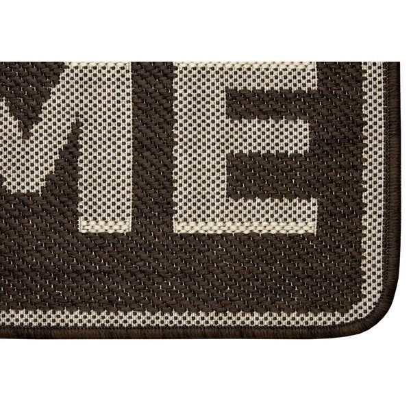 Hnědá rohožka Hanse Home Weave Smiley Welcome, 50 x 80 cm-image-1