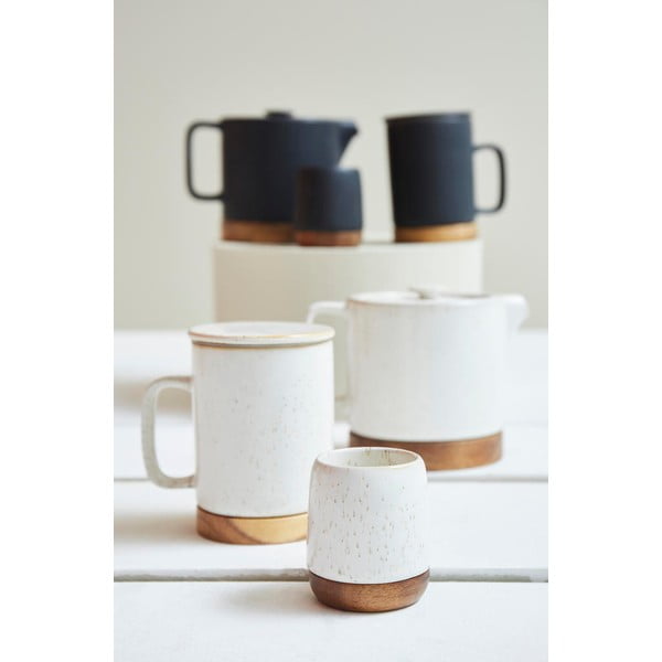 Krémový šálek z kameniny 100 ml Nordika – Sema-image-1