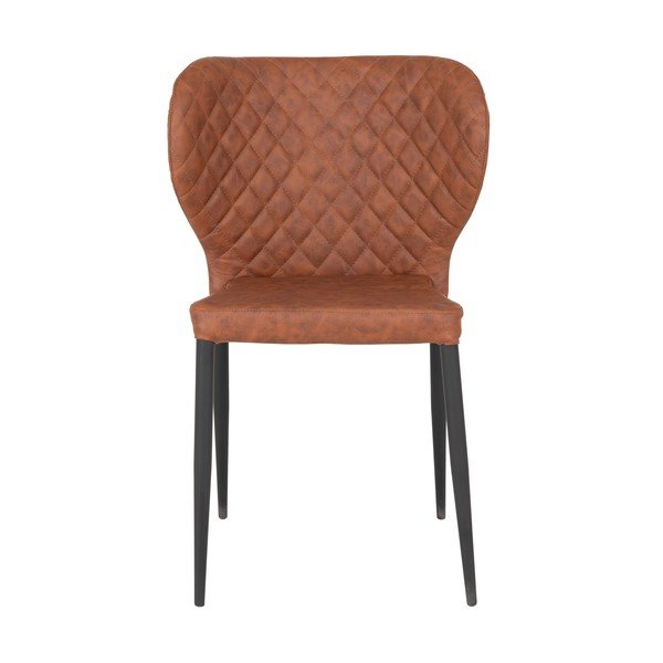 Koňakově hnědé jídelní židle v sadě 4 ks Pisa – House Nordic-image-3