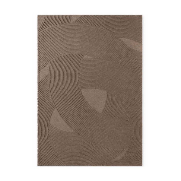 Hnědý vlněný koberec 120x170 cm Kensington Victoria – Ted Baker