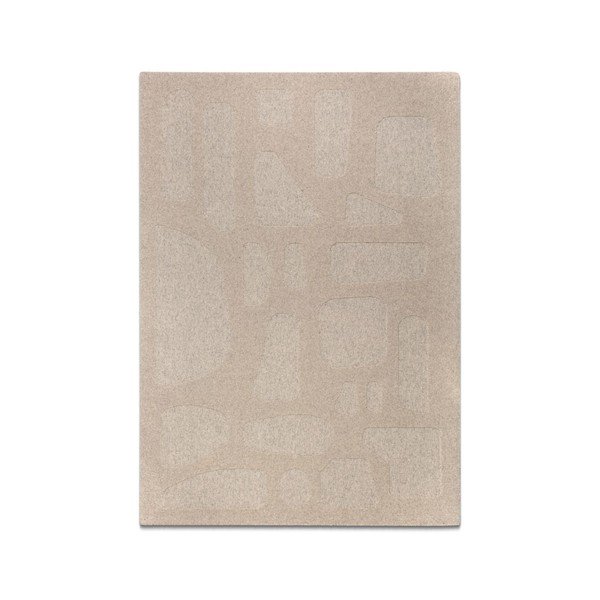 Taupe vlněný koberec 160x230 cm Archipelagio – Micadoni 