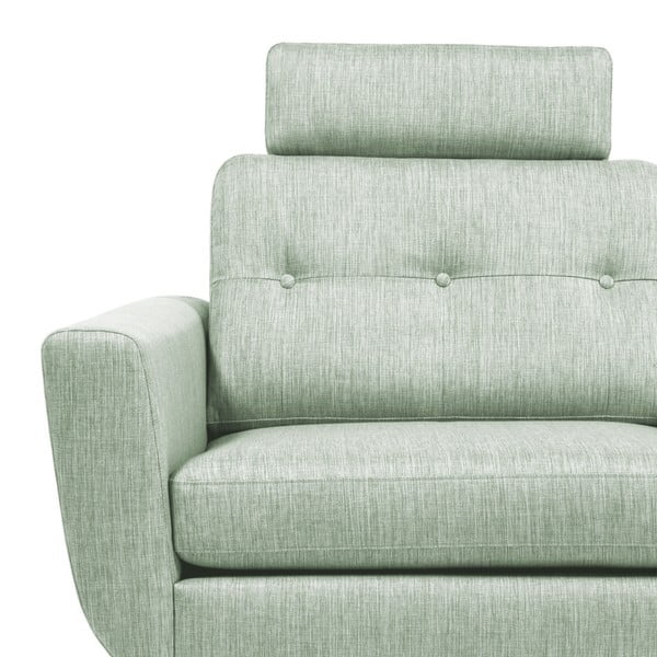 Světle zelená opěrka hlavy k pohovce Vivonita Harlem-image-3