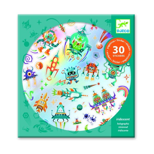 Sada 30 samolepek Djeco Space-image-1