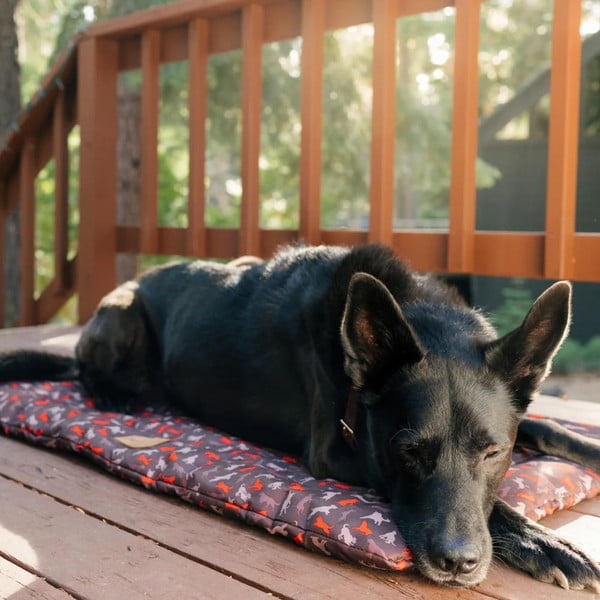 Hnědý cestovní pelíšek pro psa 45x60 cm Outdoor Chill Pad Mocha S – P.L.A.Y.-image-1