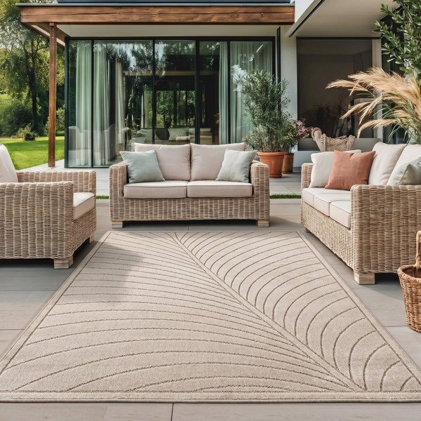 Béžový vnitřní a venkovní koberec 200x290 cm Nova 1204 – Ayyildiz Carpets-image-1