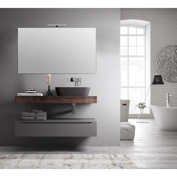 Nástěnné zrcadlo s LED osvětlením Tomasucci, 120 x 60 cm-image-1