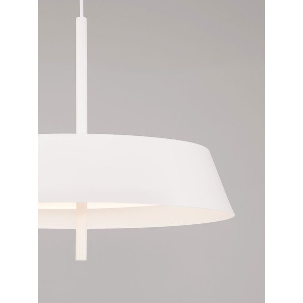 Bílé hliníkové LED stmívatelné závěsné svítidlo ø 45 cm Velio – Nova Luce-image-3