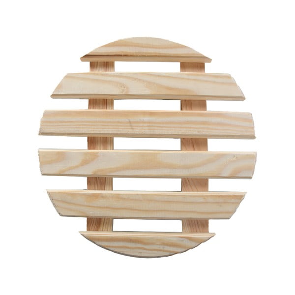 Dřevěný pojízdný podstavec pod květináč ø 29 cm (výška 8 cm) Indoor – Esschert Design-image-3