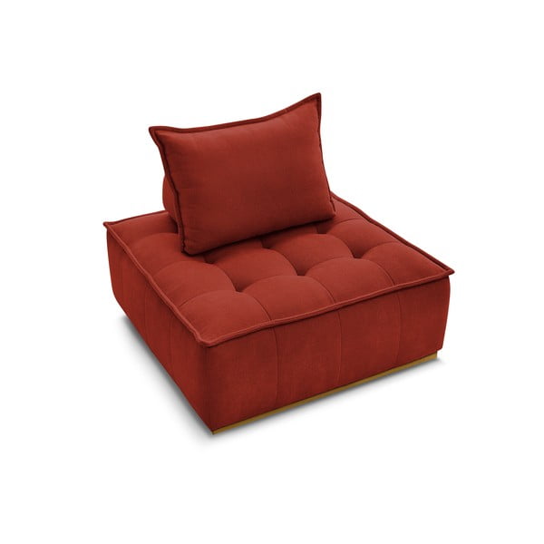 Žinylkové křeslo v cihlové barvě Elisa – Bobochic Paris-image-4