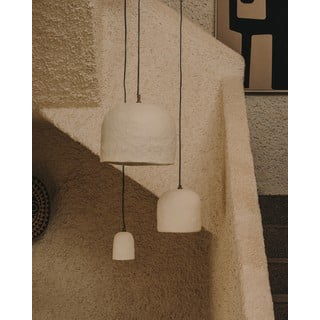 Bílé závěsné svítidlo ø 11,5 cm Ullaro – Kave Home