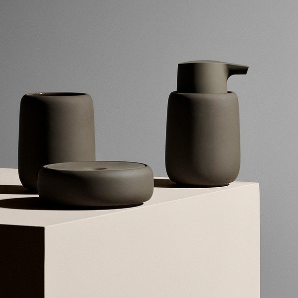 Hnědý dávkovač mýdla Blomus Sono, 250 ml-image-1