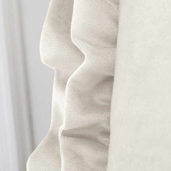 Sametový dekorační polštář 43x43 cm Velvet Double Frill – Catherine Lansfield-image-3