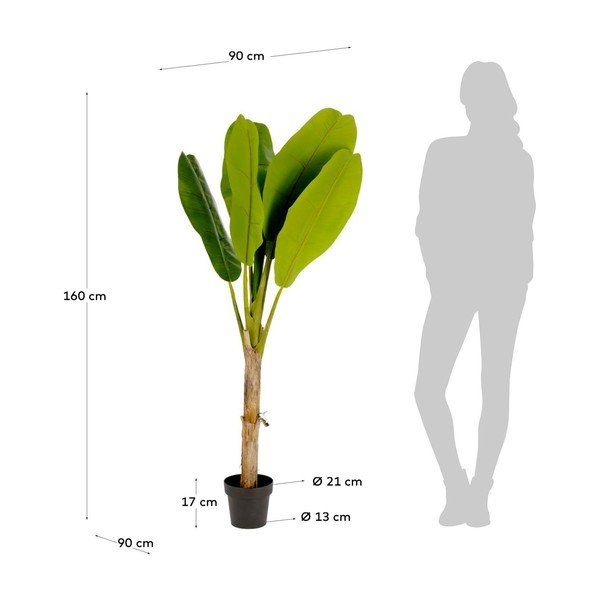 Umělá palma (výška 160 cm) Baa – Kave Home-image-3
