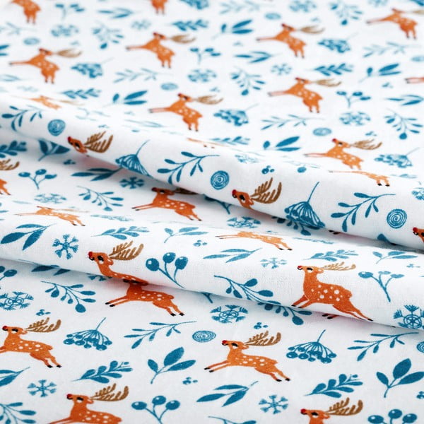 Flanelové povlečení na dvoulůžko AmeliaHome Snuggy Northpole, 200 x 200 cm-image-1