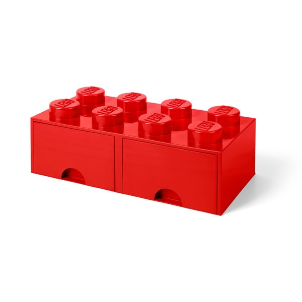 Červený úložný box se dvěma šuplíky LEGO®-image-1