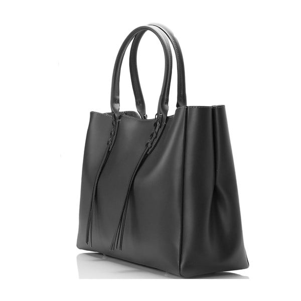 Kožená kabelka Lisa Minardi 2508 Black-image-2