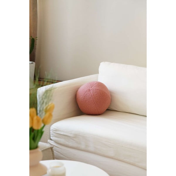 Dekorační polštář z materiálu bouclé ø 20 cm Top – Mioli Decor-image-3