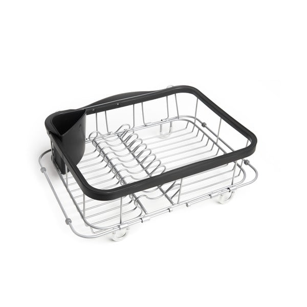 Černý ocelový odkapávač 37x29 cm Sinkin – Umbra