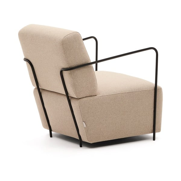 Béžové křeslo Gamer – Kave Home-image-4