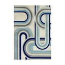 Šedo-modrý koberec 200x290 cm Nova Retro Blue – Asiatic Carpets